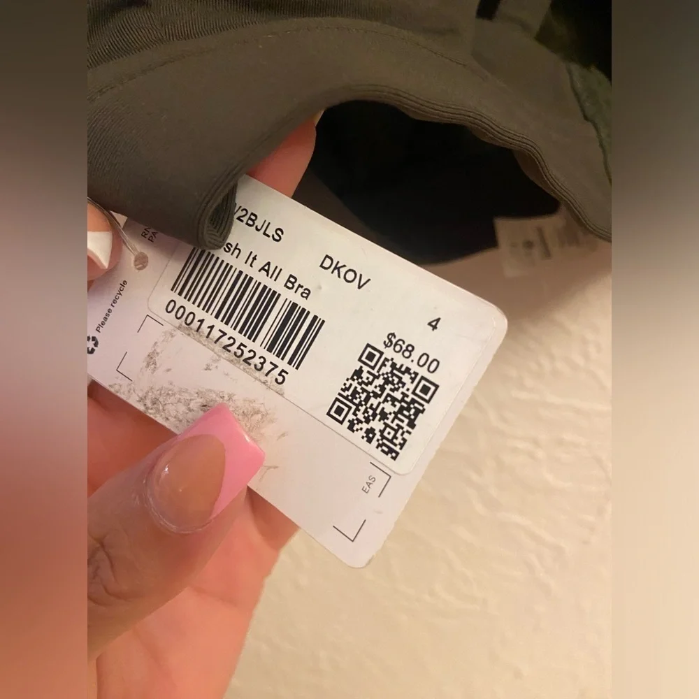 Lululemon run on bra nwt